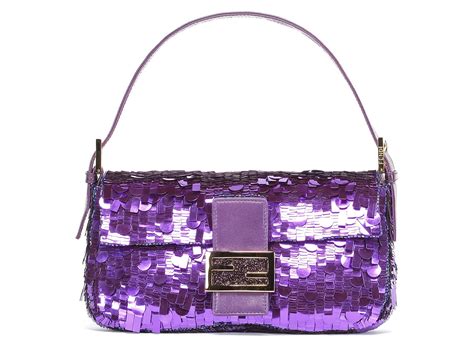 fendi sequin baguette bag|Fendi shoulder bag baguette.